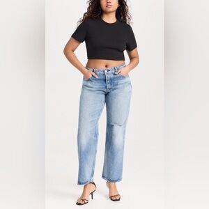 NWT Moussy Vintage Ballard Wide Straight Jeans